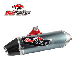 Ponteira e Curva BelParts para Honda CRF230 Azulada 