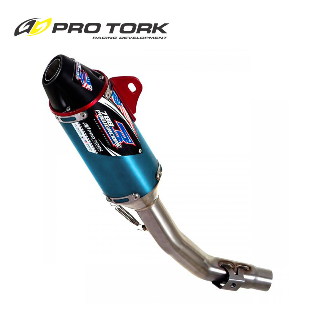 Ponteira + Curva Pro Tork Powercore 3 Azulada para Honda CRF230
