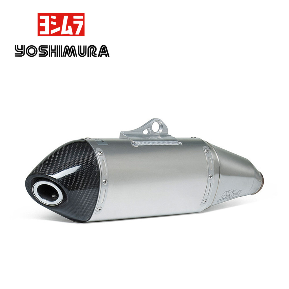 Ponteira e Curva de Escape Yoshimura para Yamaha WRF450 12/15 Alumínio com Ponta de Carbono