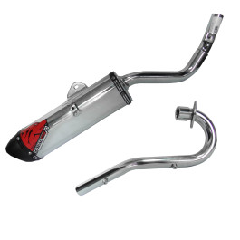 Ponteira + Curva Roncar Modelo Coyote TRS para Honda CRF230