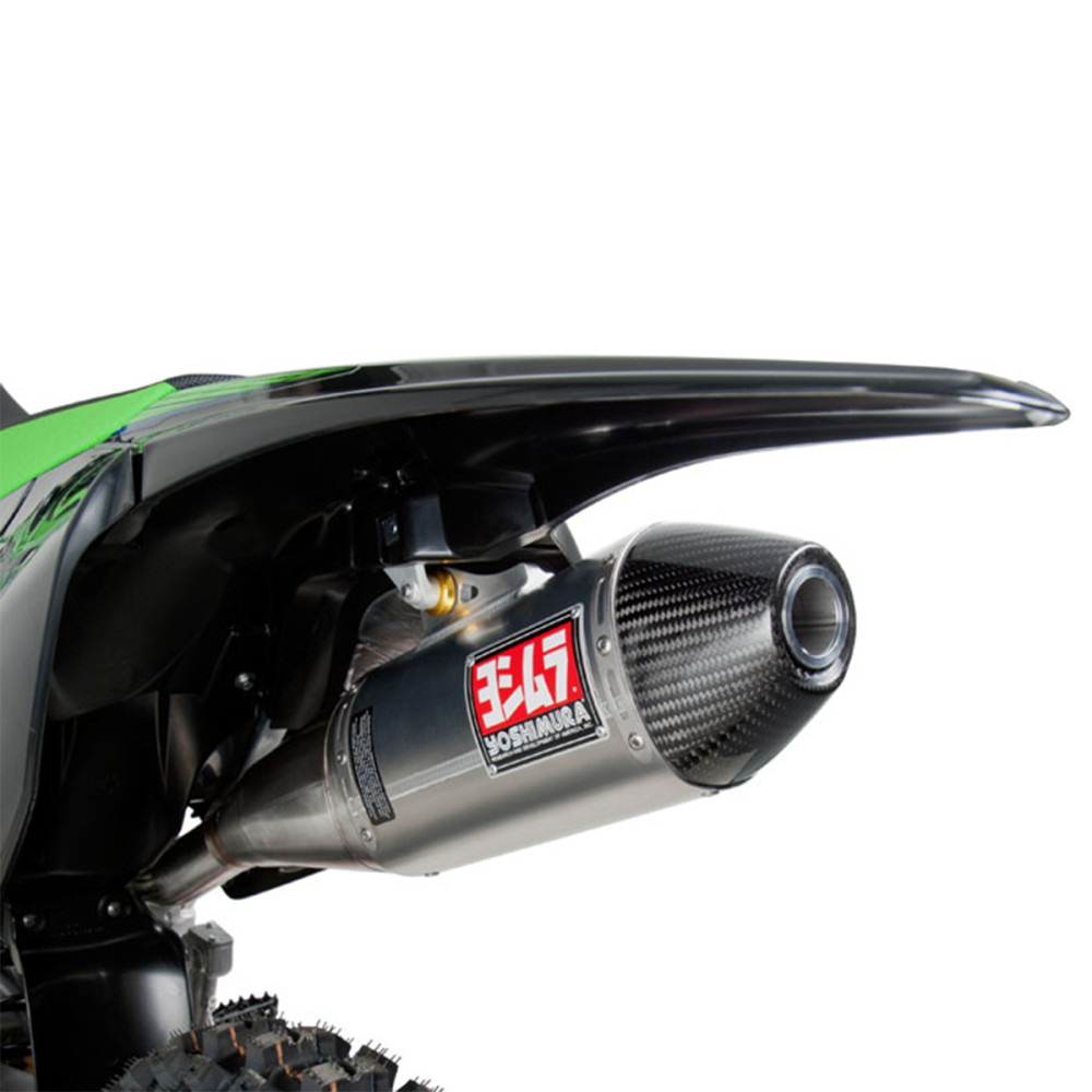 Ponteira Yoshimura para Kawasaki KXF250 10/16 Modelo RS4 SO SS Aluminínio com Ponta de Carbono