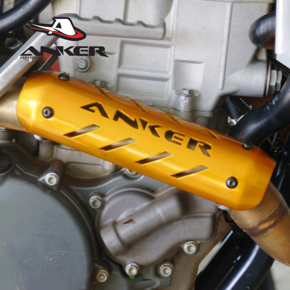 Protetor de Escape Anker Universal para Motos 4T (Alumínio)
