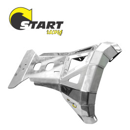 Protetor de Motor Premium Start para KTM 2T 12/16 Husaberg/Husqvarna 13/16 Alumínio Premium 4mm (Motor e Escape)