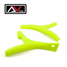Protetor de Quadro Avtec para Honda CRF230-Amarelo Fluor