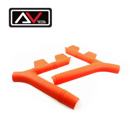 Protetor de Quadro Avtec para Honda XR250 Tornado-Laranja