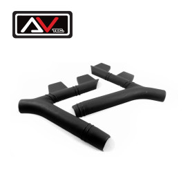 Protetor de Quadro Avtec para Honda XR250 Tornado-Preto