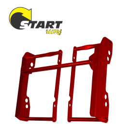 Protetor de Radiador Start para Gas Gas EC250F 4T 10/13-Vermelho