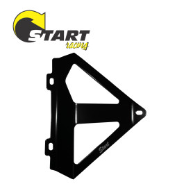Protetor de Radiador Start para Honda CRFX250 04/17 CRF250 04/09 (Alumínio Anodizado Preto) Mx Triangular