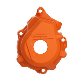 Protetor da Tampa do Magneto Polisport para KTM SX-F250/350 16/21 Laranja