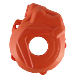 Protetor da Tampa do Magneto Polisport para KTM SX-F250 13/15 XC-F250 14/15 SX-F/XC-F350 12/15 Laranja