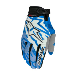 Luva Alpinestars Racer modelo 2014 -Azul-M