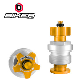 Regulador de Pré Carga Biker para Mola Dianteira Honda Tornado/Falcon/CRF250F Dourado