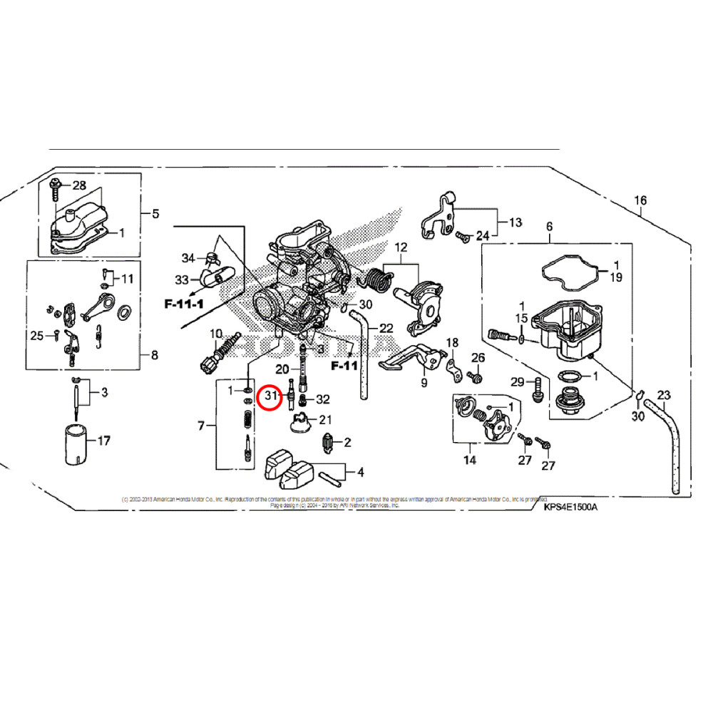 Giclê Baixa Original Honda para CRF 230 #35