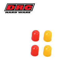 Tampa de Válvula da Câmara de Ar DRC-Vermelho/Amarelo
