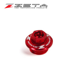 Tampa de Óleo do Motor Zeta para Suzuki RM125/250 01/08 RMZ250 07/15 RMZ450 05/15-Vermelha
