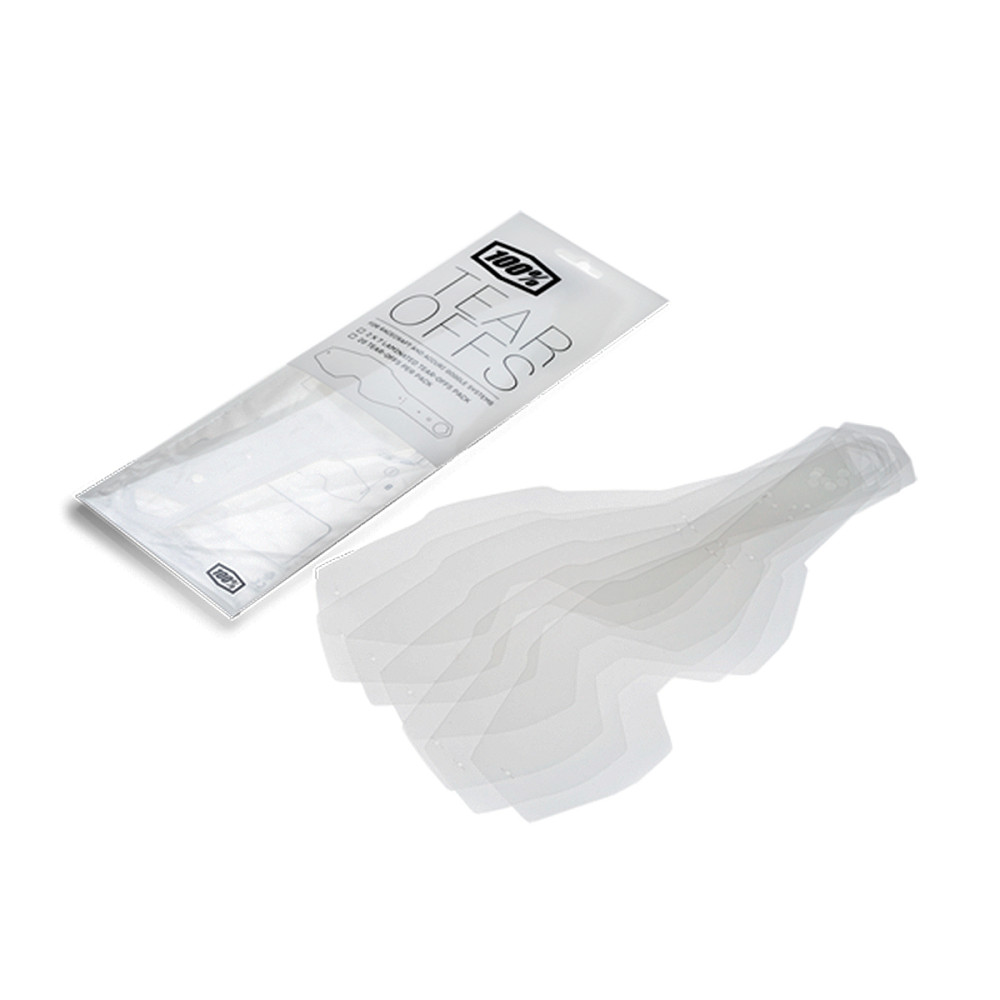 Tear Off 100% Transparente com 20 Unidades