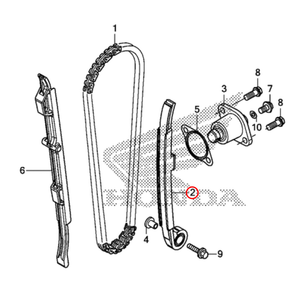 Tensor da Corrente de Comando Original Honda para CRF450 17/18