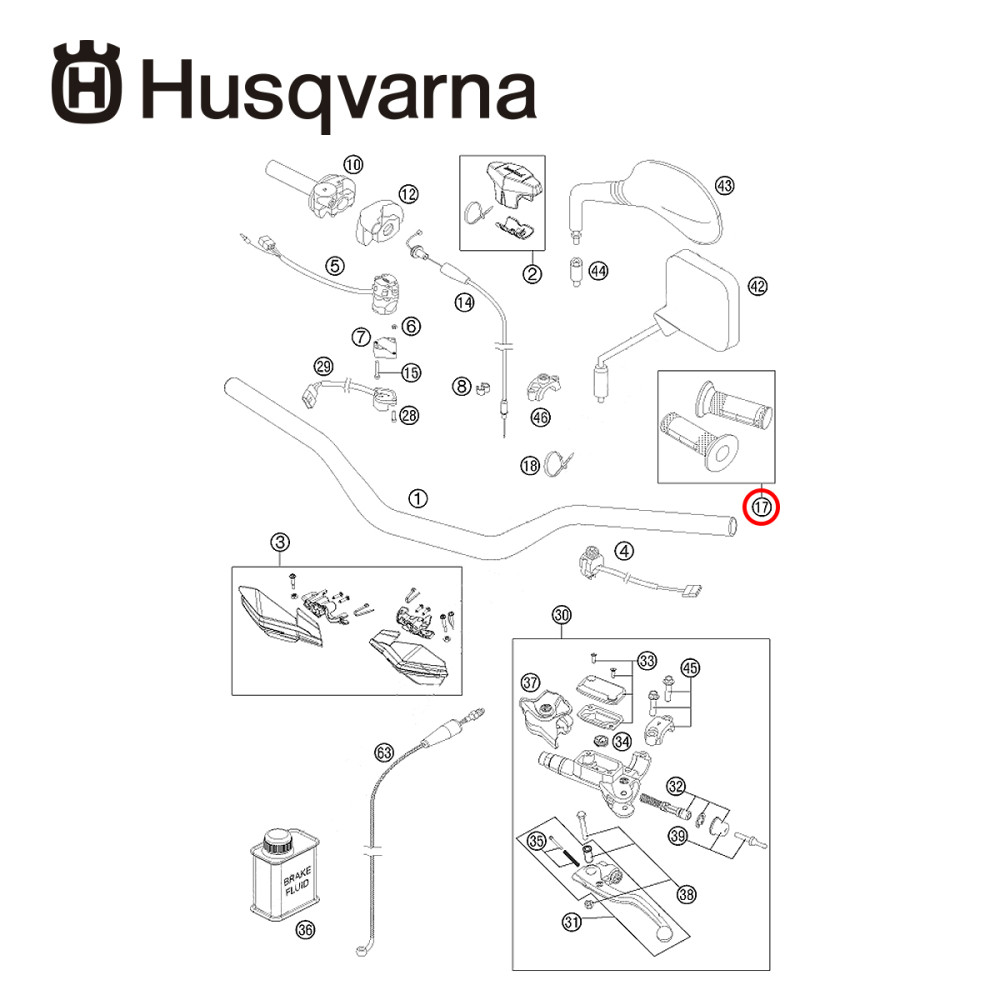 Tubo de Acelerador Original Husqvarna 14/16