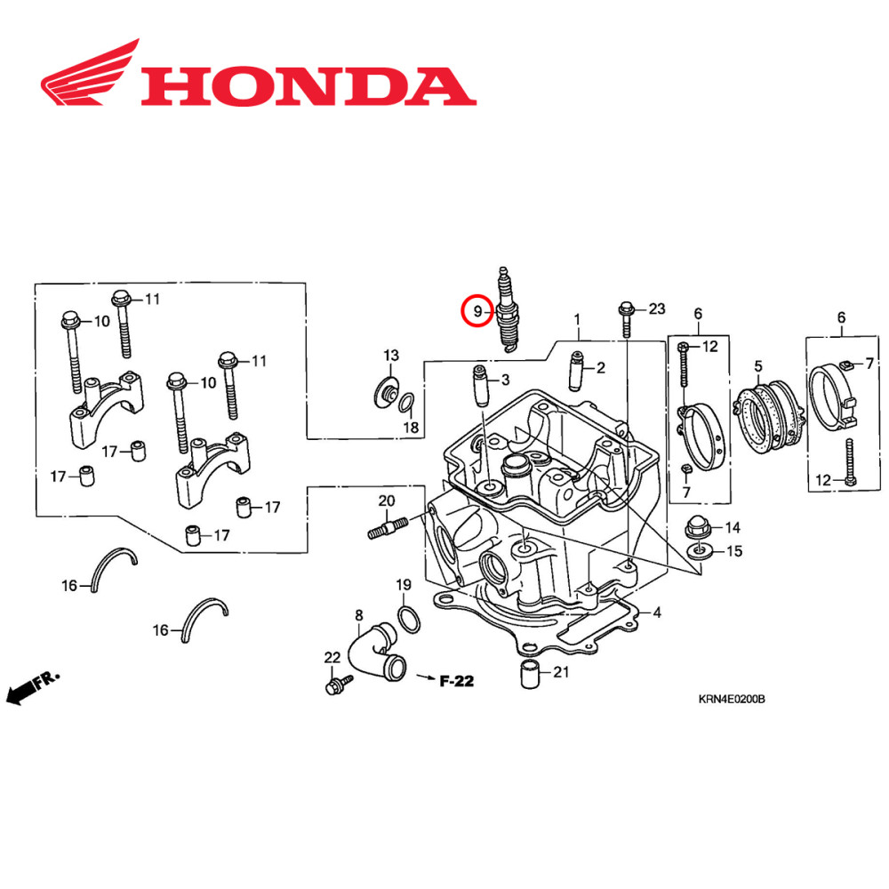 Vela de Ignição Original Honda CRF250 04 CRF250X 04/15