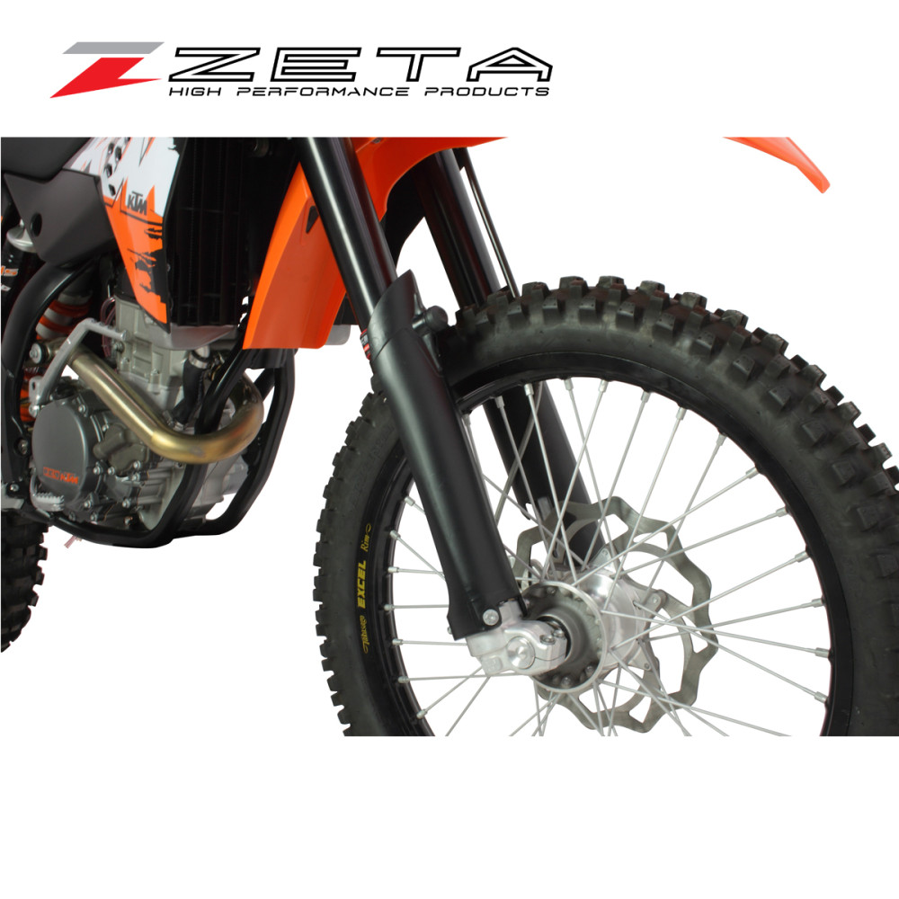 Protetor De Bengala C/ Dispositivo De Largada Zeta - KTM 250/450SXF 08/14 - Preto