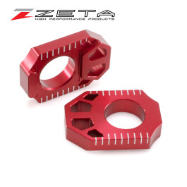 Guia Esticador de Corrente Zeta YZF250/450 03/08 YZ125/250 02/14 WRF250 02/09 WRF450 04/13-Vermelho