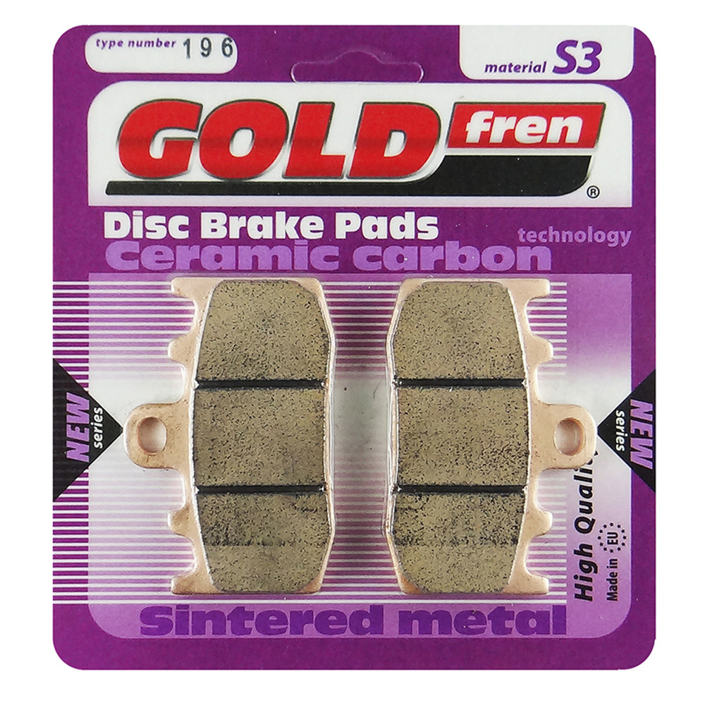 Pastilha de Freio Goldfren para BMW R1150GS Adventure 01/06 R1200GS 02/11 R1200GS Adventure 05/12 R1200GS Tripple Black 11/16 K1300 GT 09/11 K1300 S 09/15 (D)