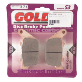 Pastilha de Freio Traseira Goldfren para Harley Davidson XL883 /XL1200 Sportster/Low/Custom/Roadster/Iron/Superlow/Nighster/Seventytwo/Fortyeight 04/13 XR1200 08/10 XR1200X 10/12 (T)