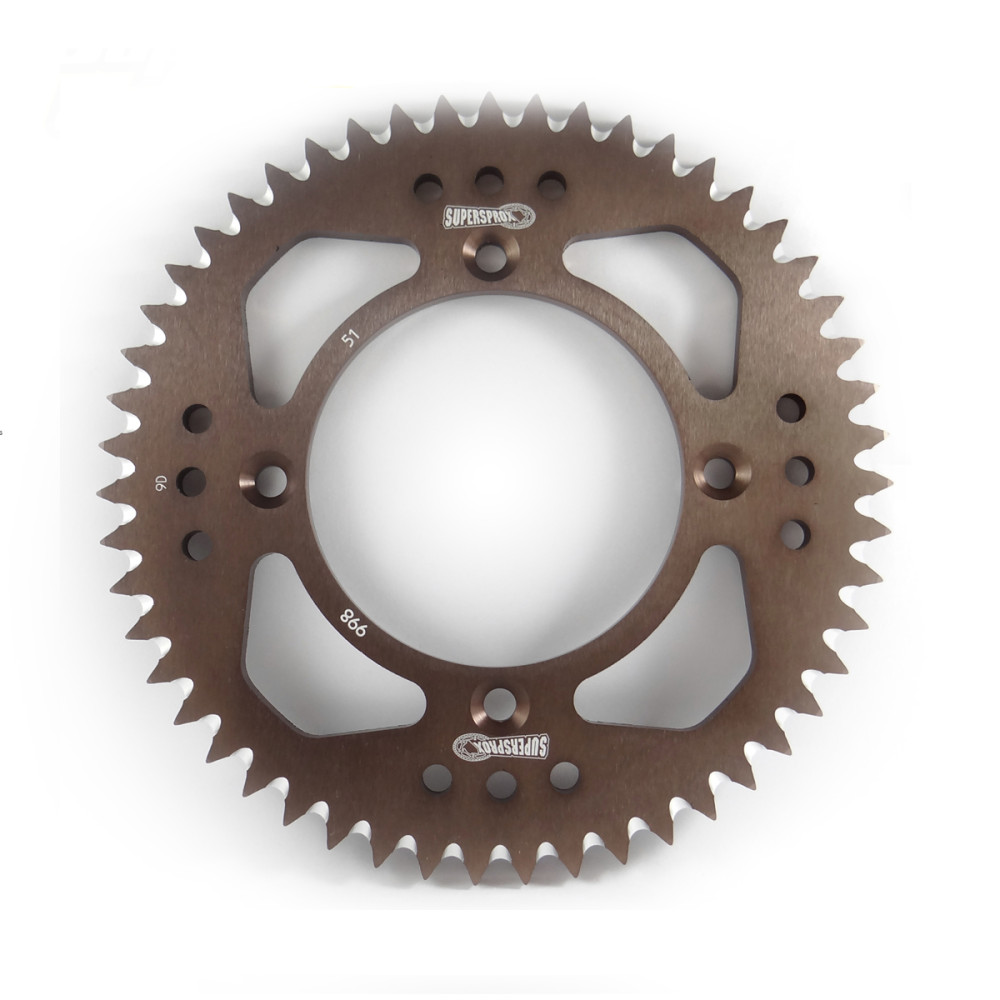 Coroa Supersprox de Alumínio para Yamaha YZ80 93/02 YZ85 03/25