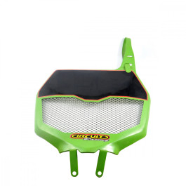 Number Plate Frontal Universal Circuit Ventilado-Verde