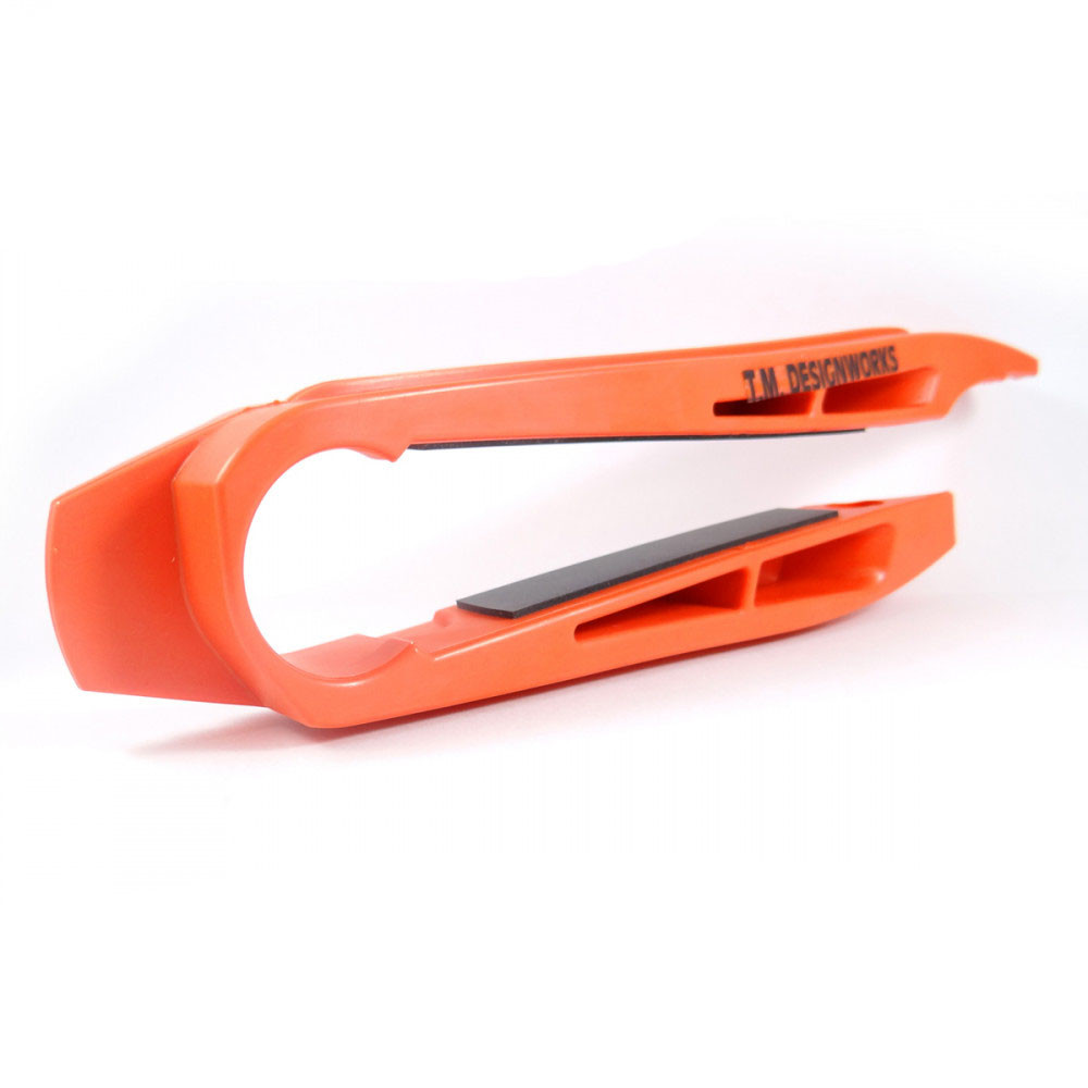 Guia Deslizante Dianteiro Tm Designworks Factory Edition para Todas KTM 08/10 + XCW/EXC 11 + SX 07 Husaberg 09/12 -Laranja