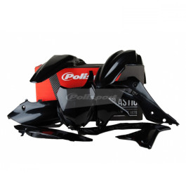 Kit Plástico Polisport para Kawasaki KXF250 13/16 Preto
