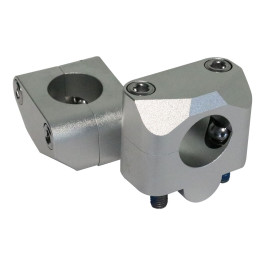 Adaptador De Guidão JDR Para Modelo Fatbar 28.6mm-Prata