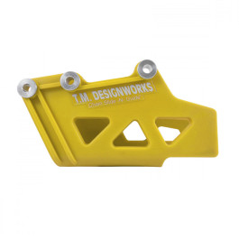 Guia de Corrente Traseiro Tm Designworks Dirt Cross para Suzuki RMZ250 2007 a 2015 RMZ450 2005 a 2015 DRZ400 2000 a 2011 RMX450 2010 e 2011 RM125/250 1999 a 2008-Amarelo