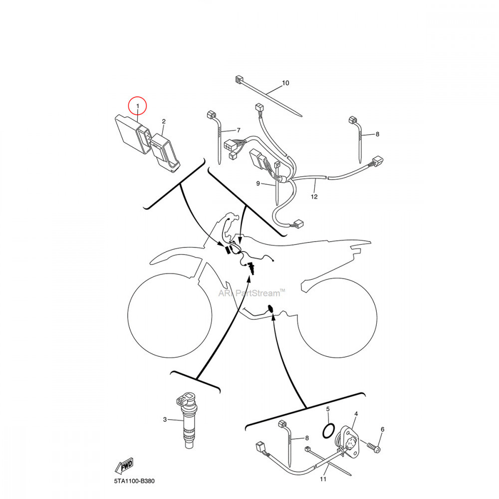 CDI Original Yamaha para YZF450 03