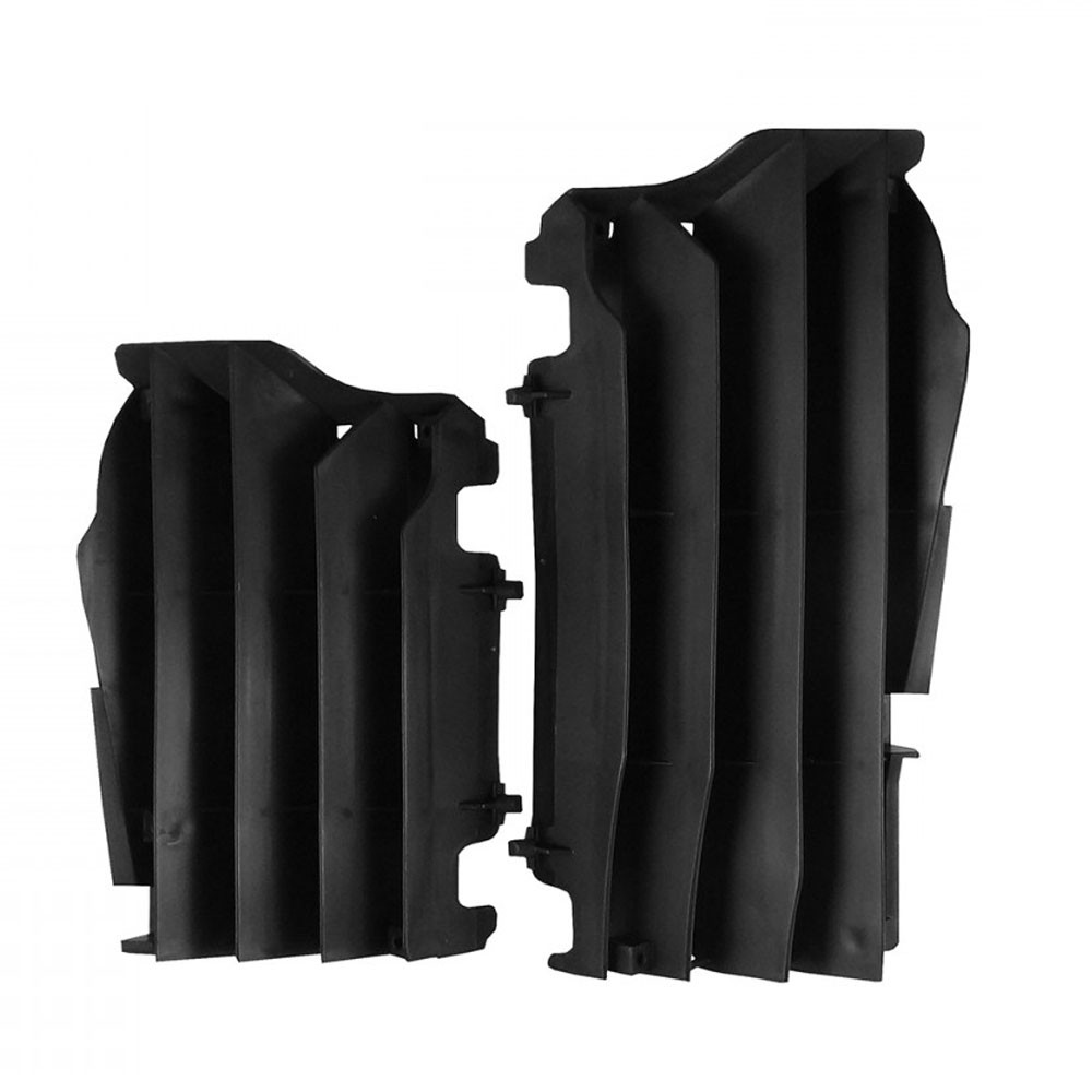 Grade do Radiador Direita e Esquerda Preta Polisport para Kawasaki KXF450 16/18