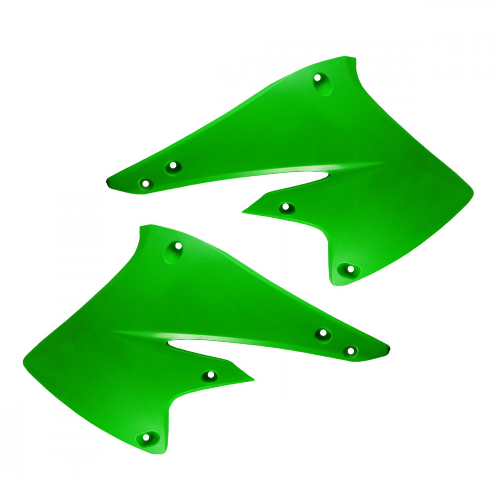 Aleta do Radiador Acerbis para Kawasaki KXF250 04/05 Verde