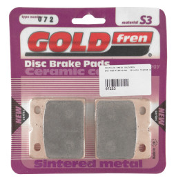 Pastilha de Freio Dianteira ou Traseira Goldfren para BMW R80/K100/R100 Triumph TSS750 84/-