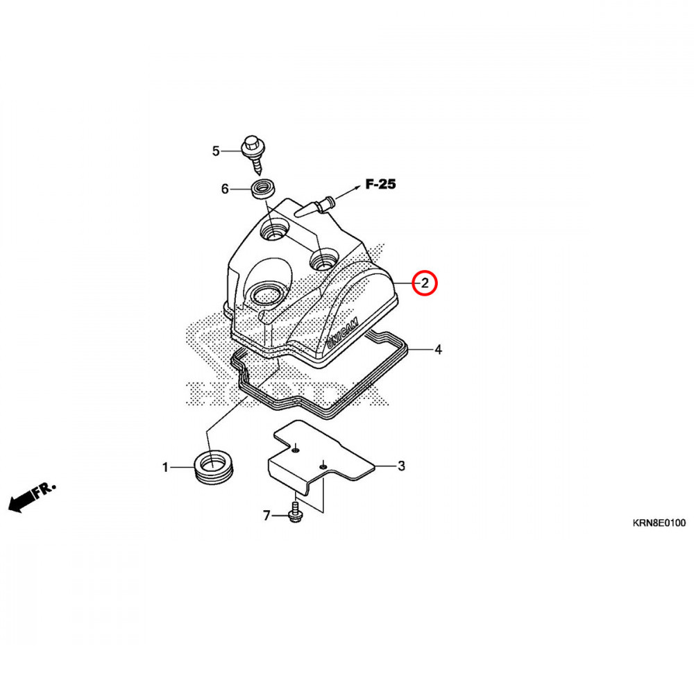 Tampa de Válvula Original Honda para CRF250 14/17
