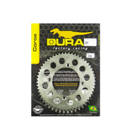 Coroa de Ferro Durag Z51 para  Kawasaki KX100 Prata
