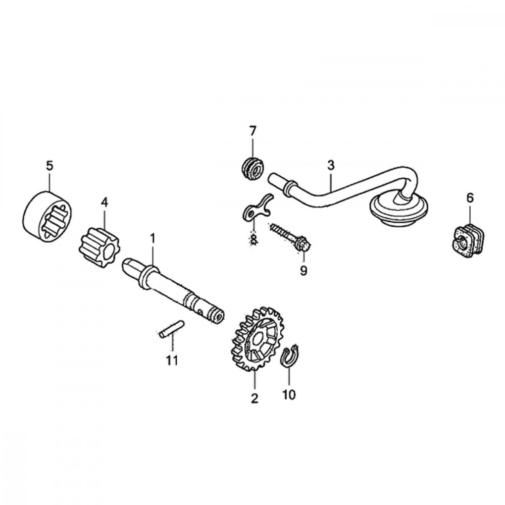 Anel de Vedação para Bomba de Óleo Original Honda CRF 450R 02/08 CRF 450X 05/15