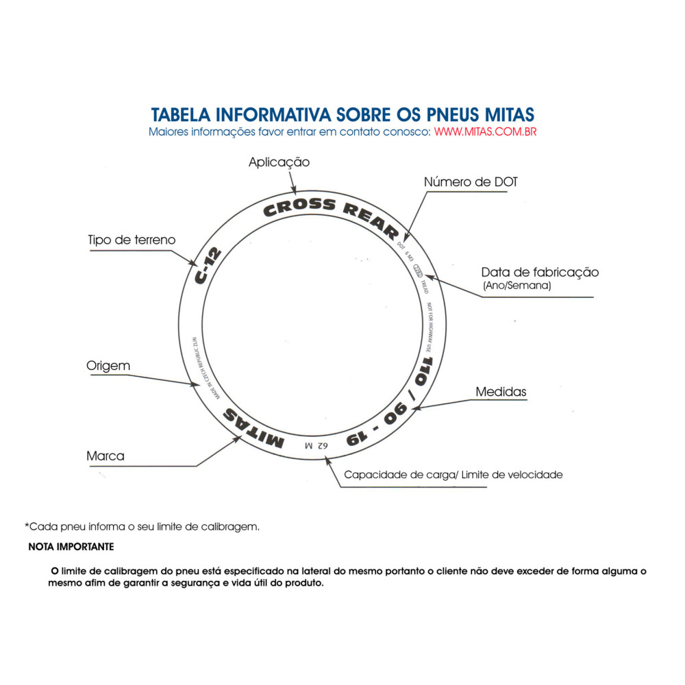 Pneu Mitas 100/100-18 C-20