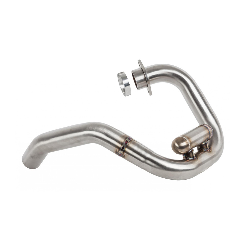 Ponteira + Curva Foco Racing para Honda Tornado Preta