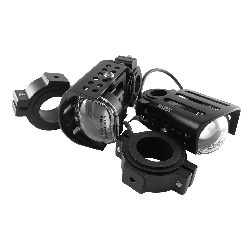 Farol Auxiliar Hepco & Becker para Honda NC750X 14/17 Versys 650/1000 15/17 V-Strom 1000 14/17 Tiger 800 15/17 F650 GS 08/15 F700 GS 12/17 F800 GS 08/17 R1200 GS 04/12 XT660Z 08/17 XT1200Z