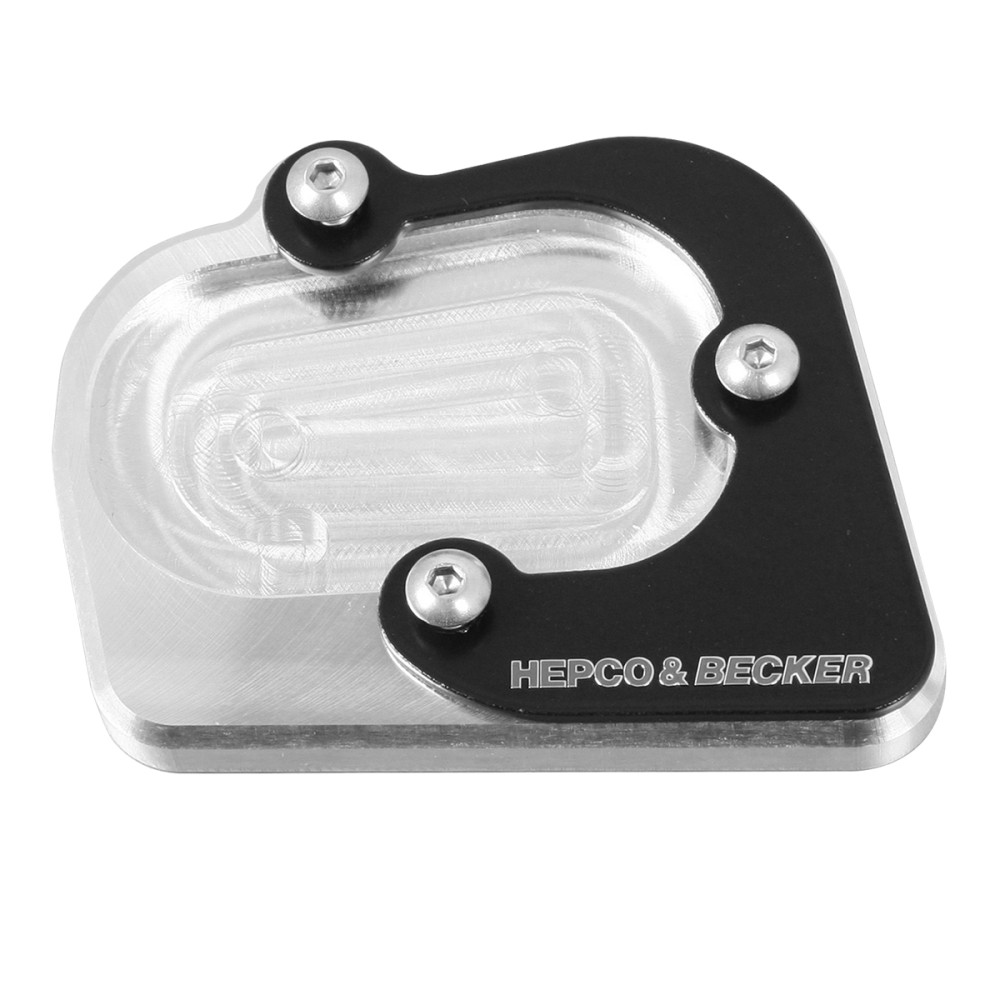 Expansor do Pé para Descanso Lateral Hepco & Becker para BMW R1200 Adventure 14/19 (Alumínio e Aço) ( Extensor de Base)