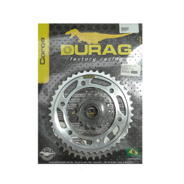 Kit Relação Durag Coroa + Pinhão para KTM 1050 ADV 15 KTM 1190 ADV/R 13/16 KTM 1290 Super ADV 15/17 (Aço 1045) (17x42x525)