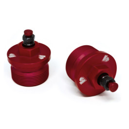 Tampa de Suspensão Biker para Honda CRF250F (Dianteira c/ Valvula Vermelha)