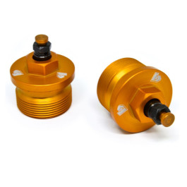 Tampa de Suspensão Biker para Honda CRF250F (Dianteira c/ Valvula Dourada)