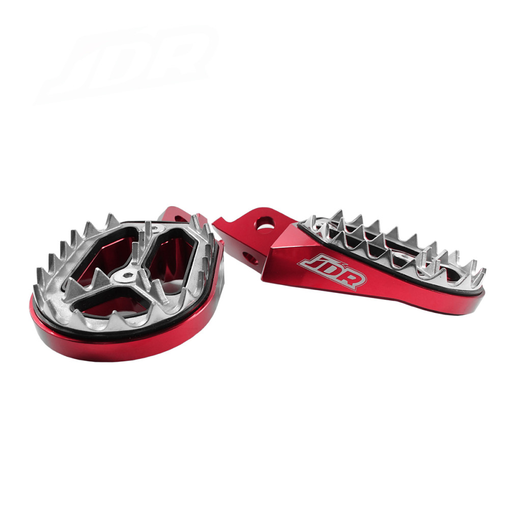 Pedaleira JDR para Honda CRF230 / Tornado / XR200 - Vermelho
