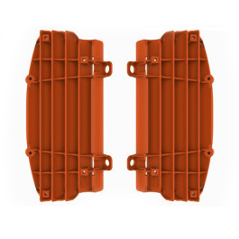 Grade do Radiador Direito/Esquerdo Polisport para KTM SX125/150/200 16/22 SX250 17/22 SX-F250/350/450 16/22 EXC125/200/250/300 17/22 EXC-F250/350/450 17/22 (Laranja Par)