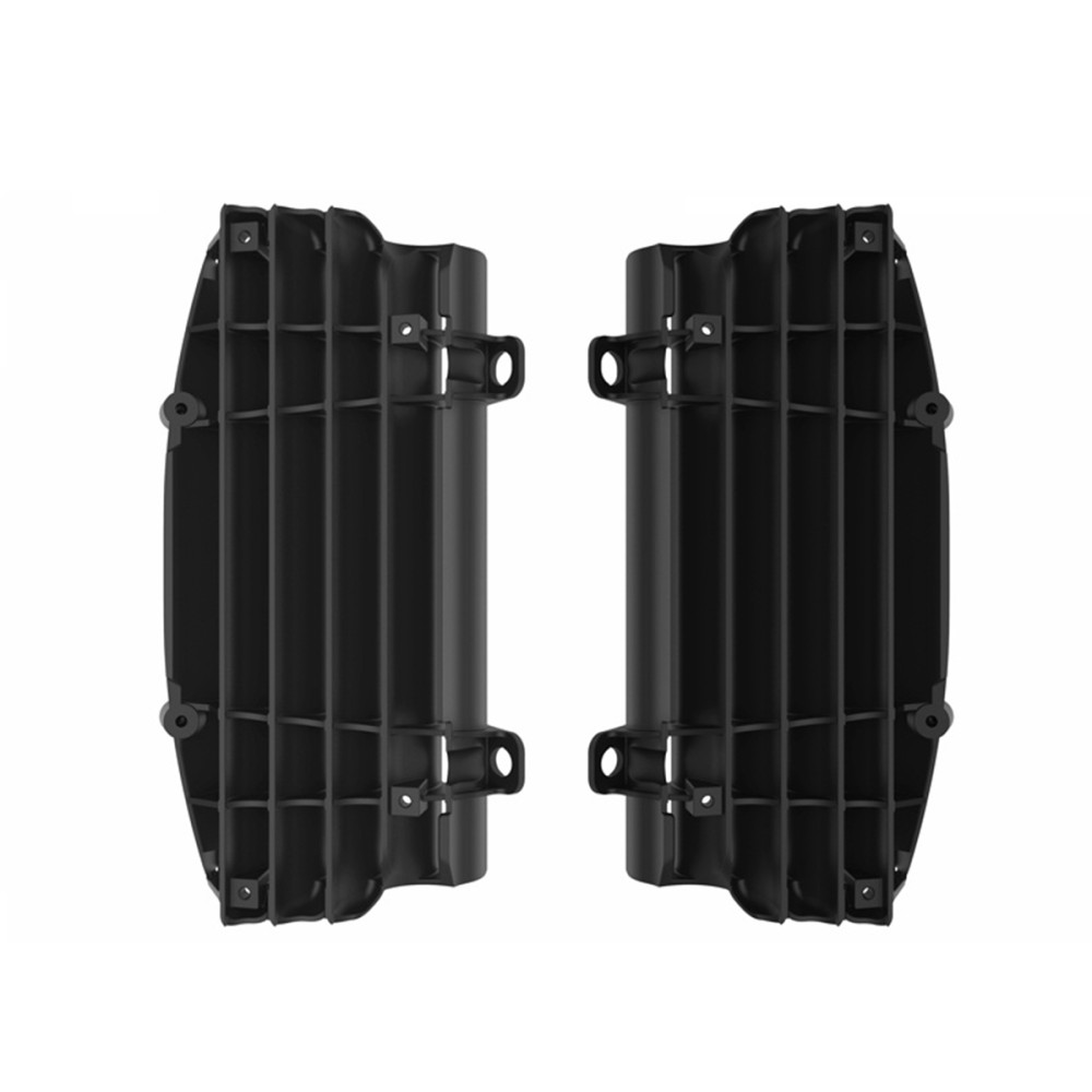 Grade do Radiador Direito/Esquerdo Polisport para KTM SX125/150 16/22 SX250 17/22 SX-F250/350/450 16/22 EXC125/200/250/300 17/22 EXC-F250/350/450 17/22 (Preta - Par)